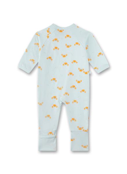 Jungen Strampler hellblau Krabben